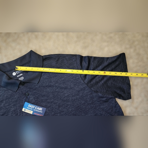 Haggar Men's Black/Dark Gray Polo Shirt XXL New with Tags - Picture 8 of 8